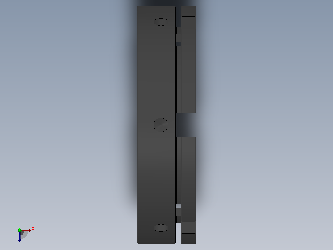 NKA开槽锁紧螺母[NKA M100×2.0]俯视图