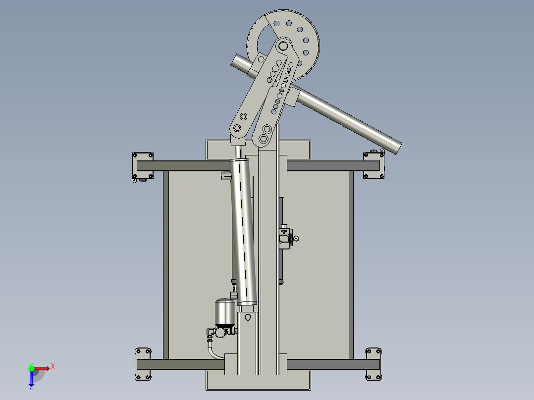 10_新型3D数控折弯机俯视图