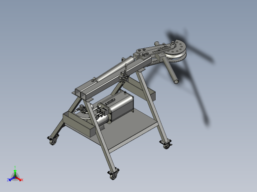 10_新型3D数控折弯机正等轴测缩略图