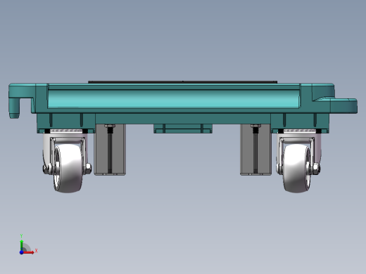 万向脚轮 脚轮 车床脚轮前视缩略图