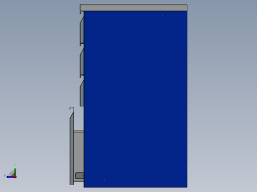 办公文件柜右视缩略图