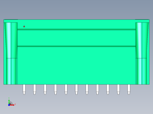 DEGSON 15EDG（公头） 3.5mm 螺钉锁紧，插拔式接线端子 FullPack-15EDGVHM-3.5-22P-14-00AH前视缩略图