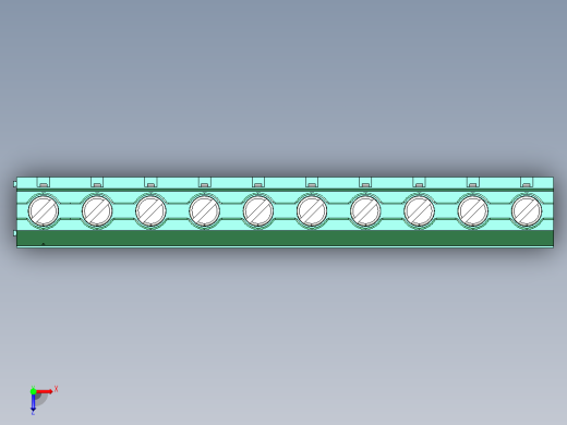 DEGSON DG636 系列 6.357.629.52mm 接线端子-DG636-9.52-10P-14-00AH俯视缩略图