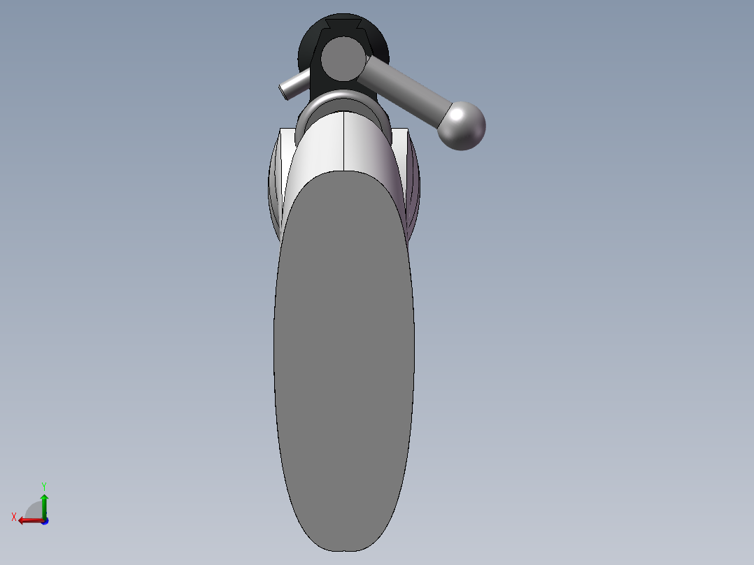 B50气步枪后视图