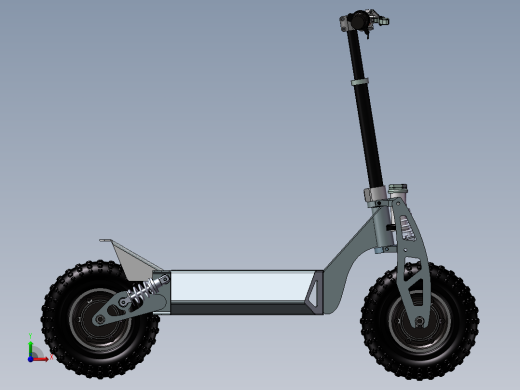 电动滑板车前视缩略图