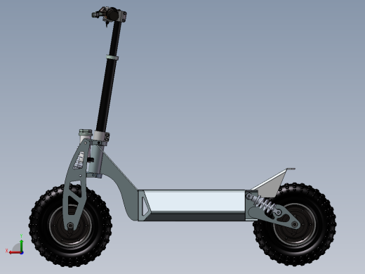 电动滑板车后视缩略图
