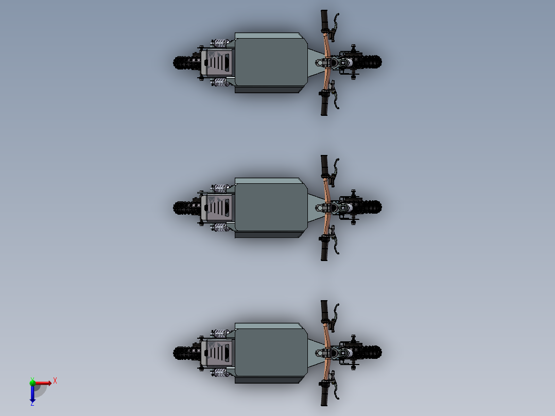 电动滑板车俯视图
