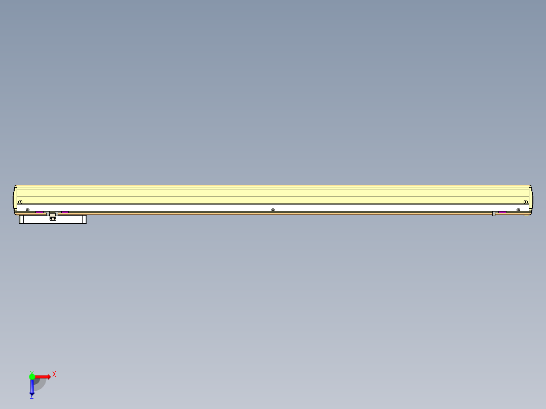 威洛博LC系列3d模型模组LC17E1Y-S1050俯视图