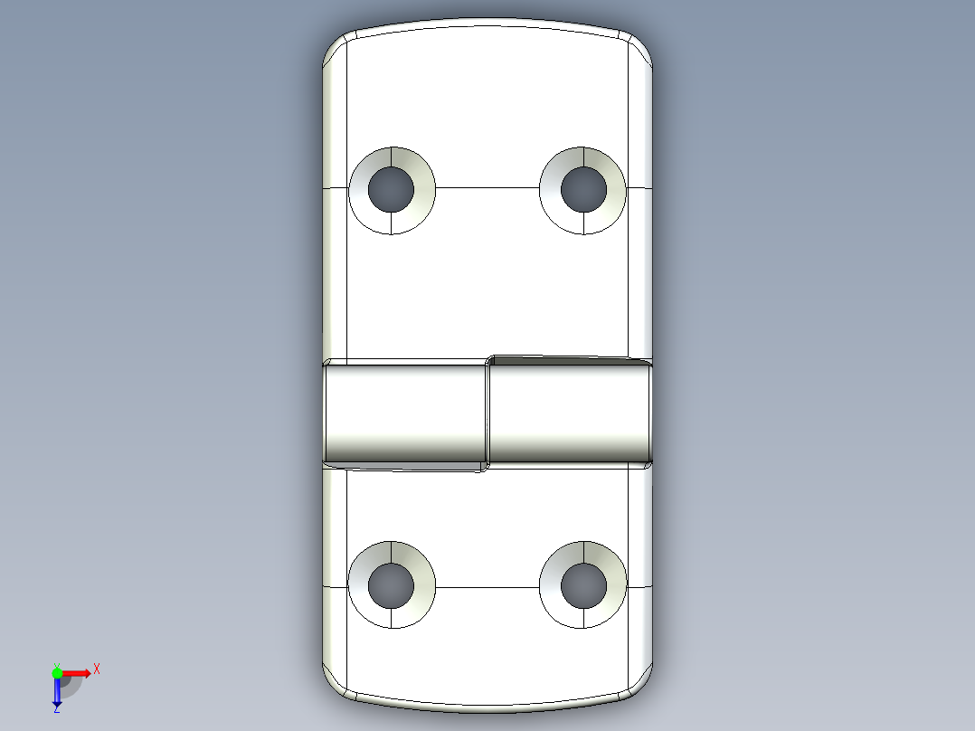 型材-KJN 45-60 DETACHABLE COMBI HINGE LEFT 095K4560L00俯视图