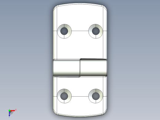 型材-KJN 45-60 DETACHABLE COMBI HINGE LEFT 095K4560L00俯视缩略图