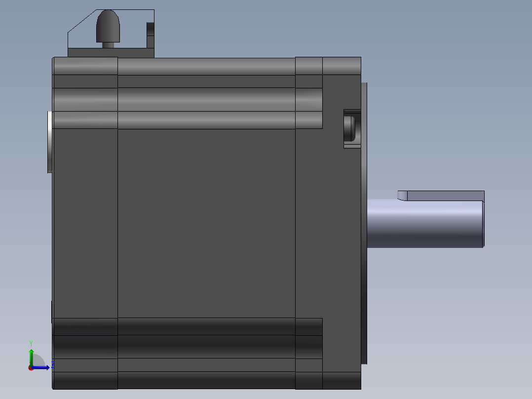 雷赛步进电机86CM45左视图