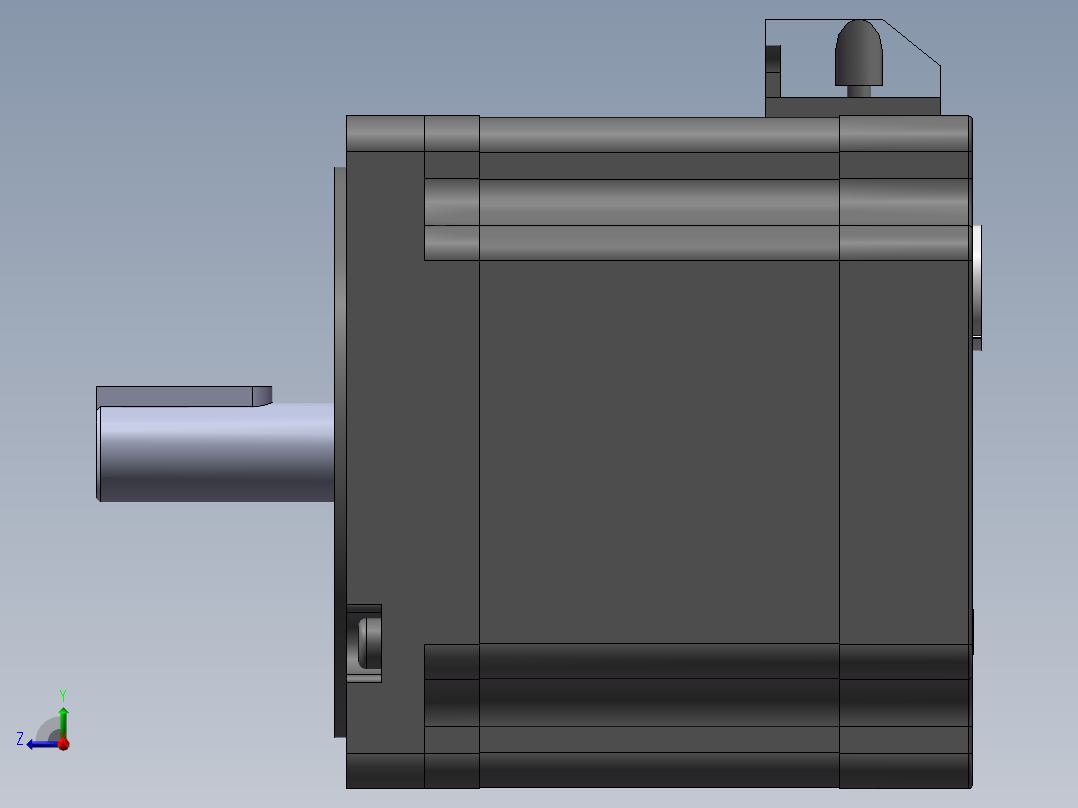 雷赛步进电机86CM45右视图
