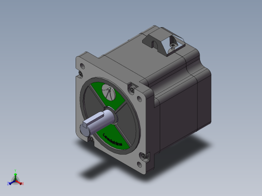 雷赛步进电机86CM45正等轴测缩略图