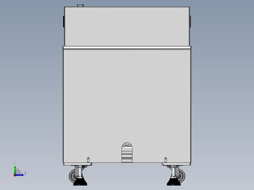 真空泵静音箱1580572左视图