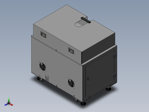 真空泵静音箱1580572正等轴测缩略图