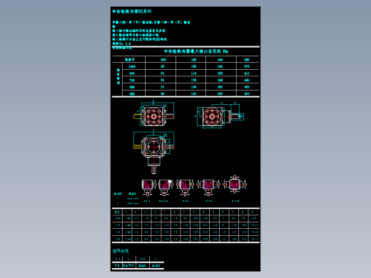 伞齿轮换向器RSD系列
