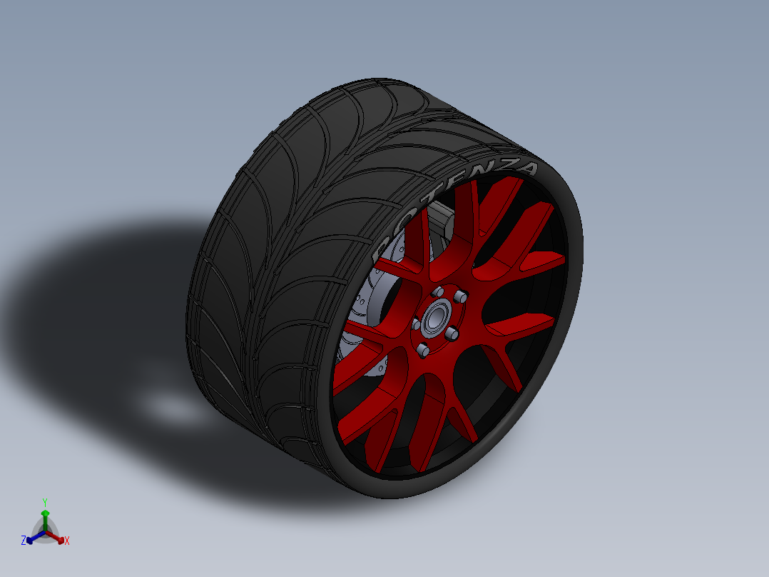 制动器 (58)正等轴测图