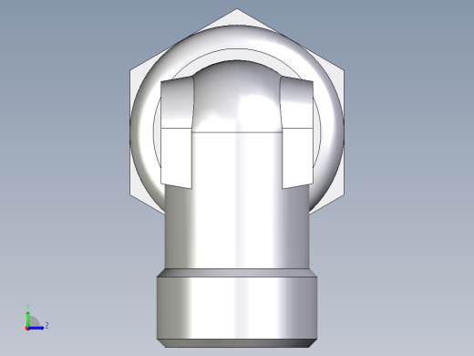 卡套式工业通用硬管接头EO_Bulkhead_elbow_WSV12LOMDCF左视缩略图