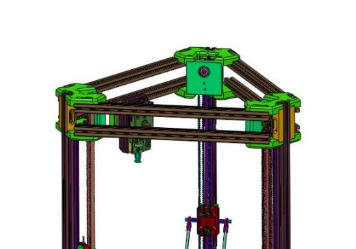 三角洲kossel并联臂调平三维打印机缩略图