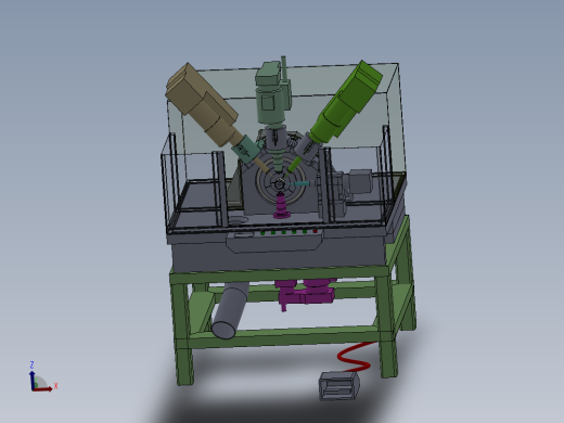 五轴动力头钻孔机sw18