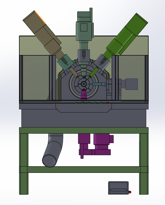 五轴动力头钻孔机sw18