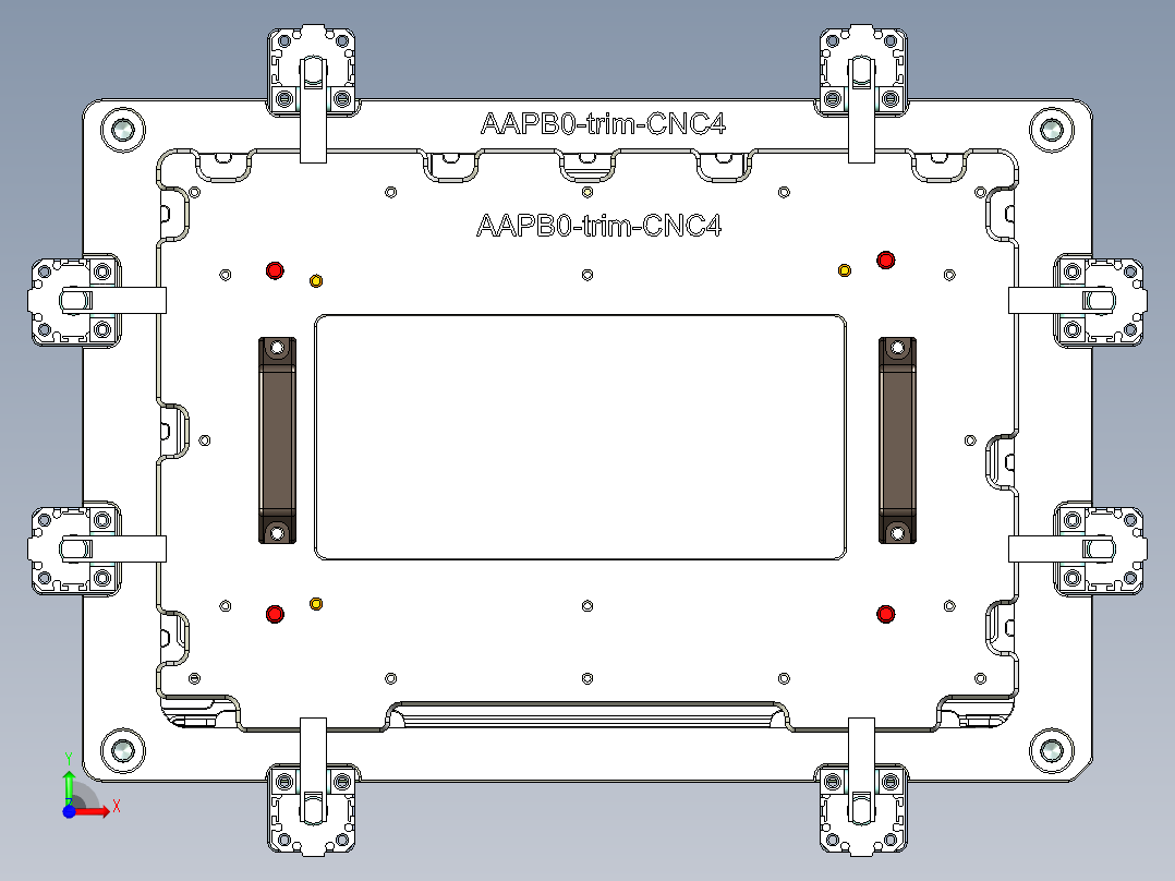 AAPB0-TRIM-CNC4笔记本CNC工装夹具三维模型-0106前视图