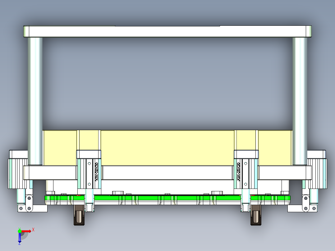 AAPB0-TRIM-CNC4笔记本CNC工装夹具三维模型-0106俯视图