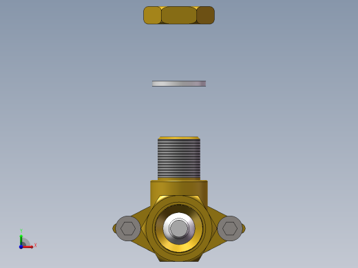 按压式阀门前视缩略图