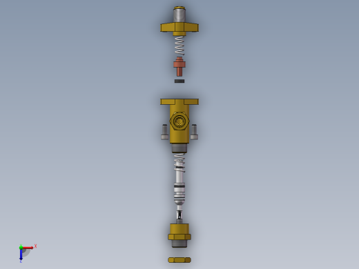 按压式阀门俯视缩略图