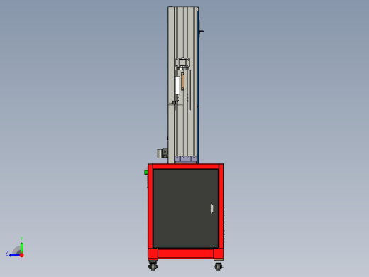 电子跌落试验机三维设计右视缩略图