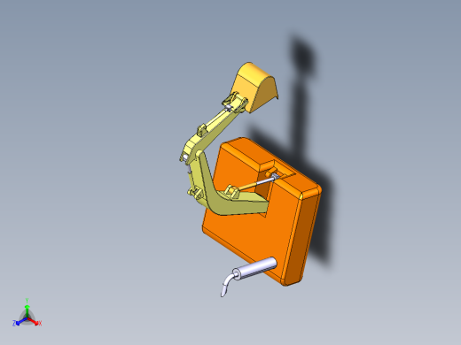 A2004715-工作中的液压挖掘机