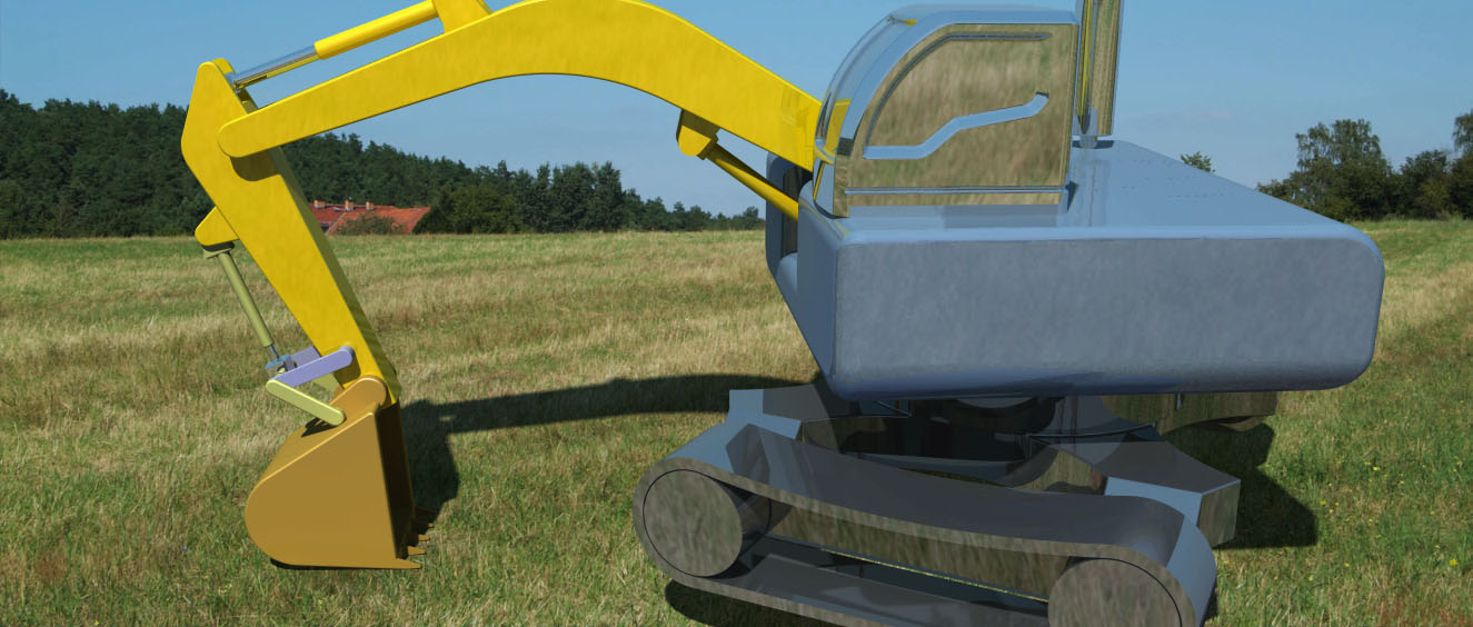 A2004715-工作中的液压挖掘机