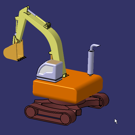 A2004715-工作中的液压挖掘机