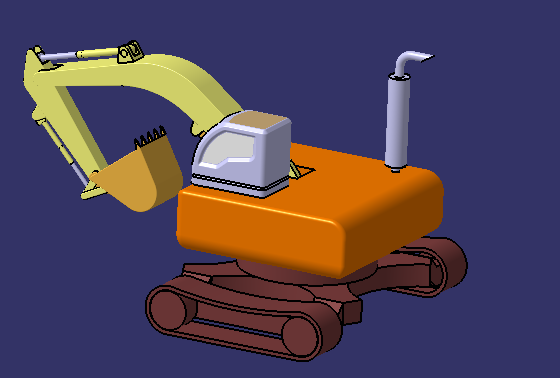 A2004715-工作中的液压挖掘机