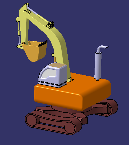 A2004715-工作中的液压挖掘机