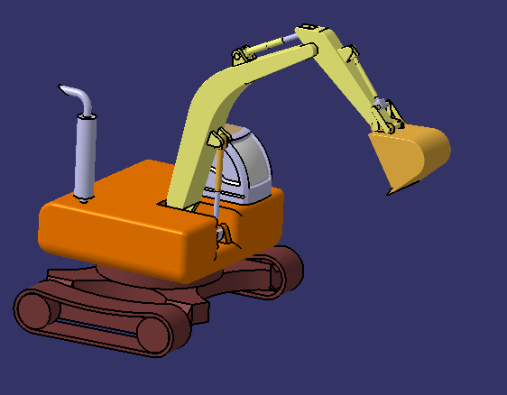 A2004715-工作中的液压挖掘机