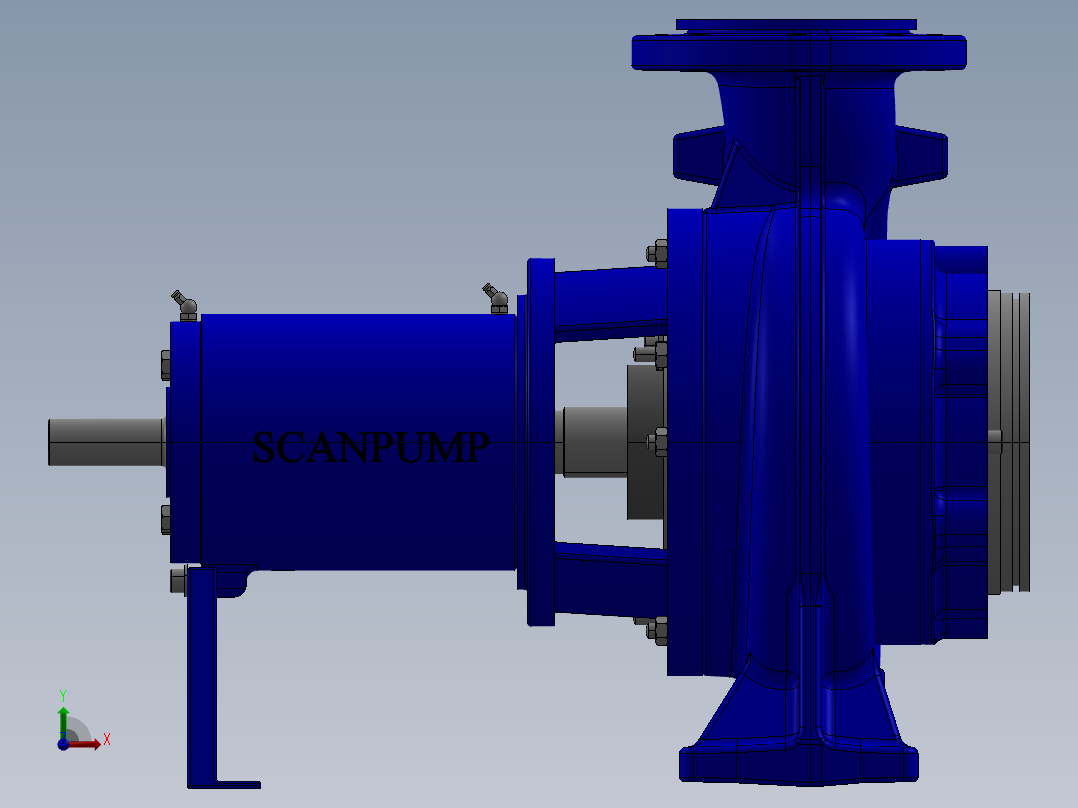 泵、水泵(45)前视图