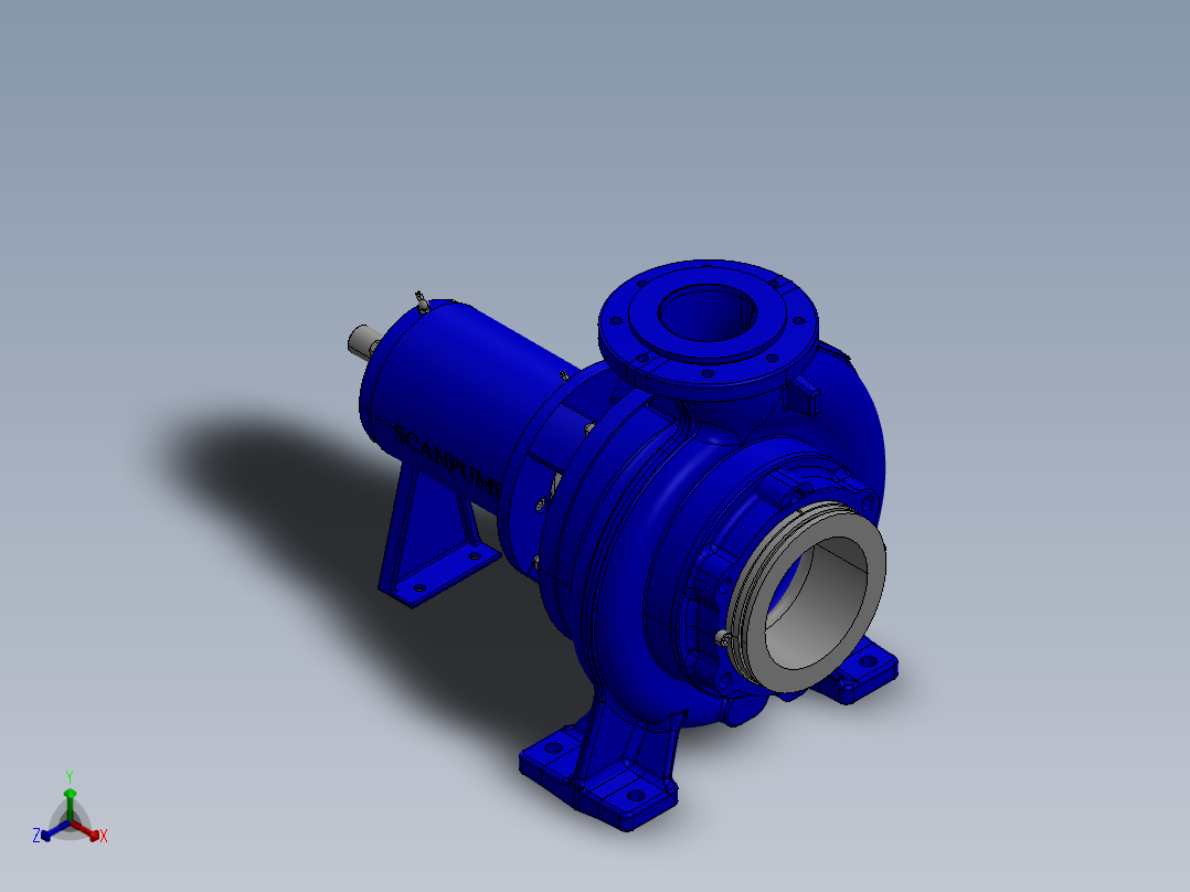 泵、水泵(45)正等轴测图