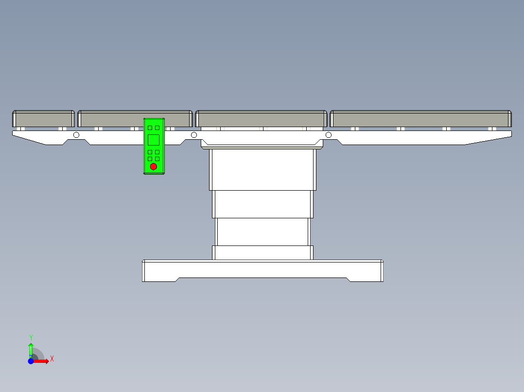 手术床 &amp; 手术室床前视图