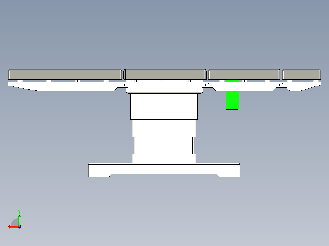 手术床 &amp; 手术室床后视图
