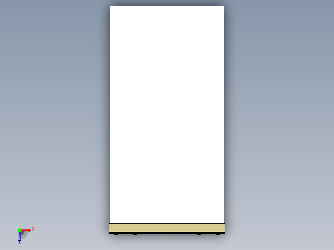 方形柜台吊灯俯视图
