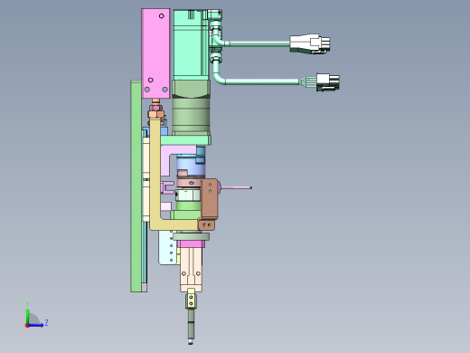 自制旋转夹爪左视缩略图