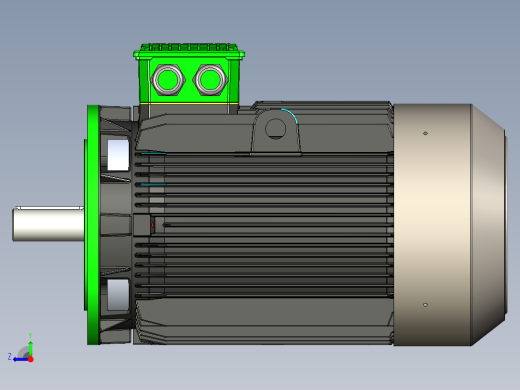 GAMAK 3G GM 180-L B5 电机 - 30kW右视缩略图