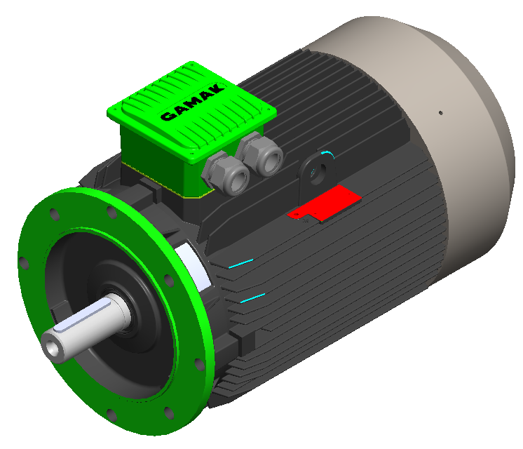 GAMAK 3G GM 180-L B5 电机 - 30kW