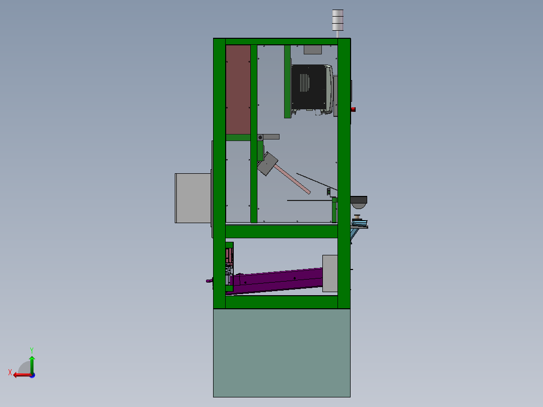 LCH-200 药瓶标签自动检测机后视图