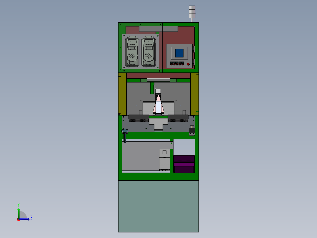 LCH-200 药瓶标签自动检测机左视图