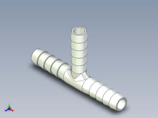 B3004481-6mm金属软管接头三通