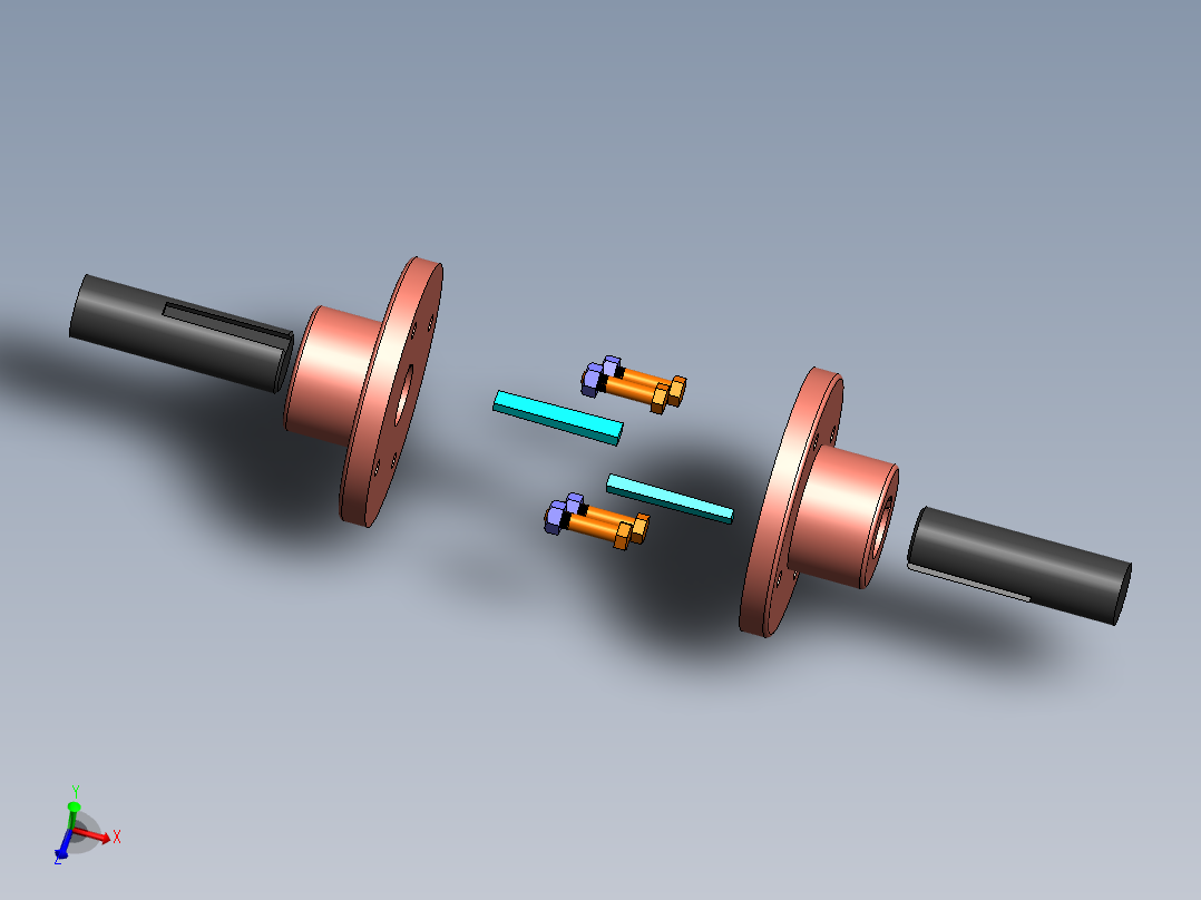 如何在 Solidworks 中制作法兰连接所有零件和装配体的完整视频主视图