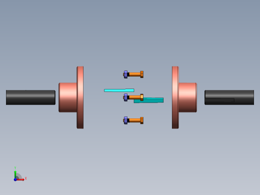 如何在 Solidworks 中制作法兰连接所有零件和装配体的完整视频前视缩略图