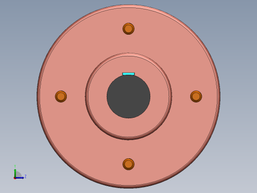 如何在 Solidworks 中制作法兰连接所有零件和装配体的完整视频左视缩略图